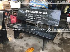 Ghế đá hoa cương đen cao cấp