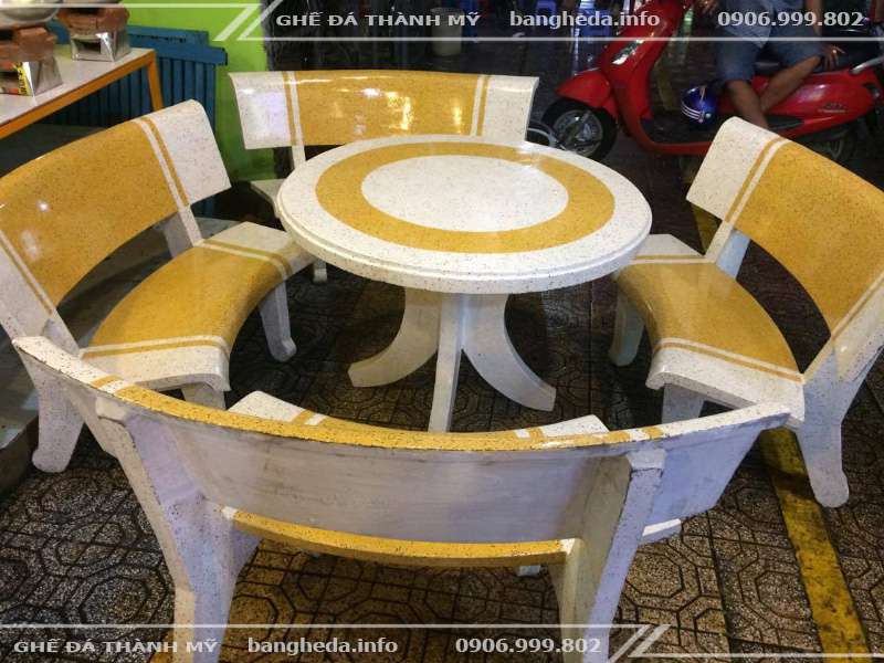 Bàn Ghế Đá Mài Granito